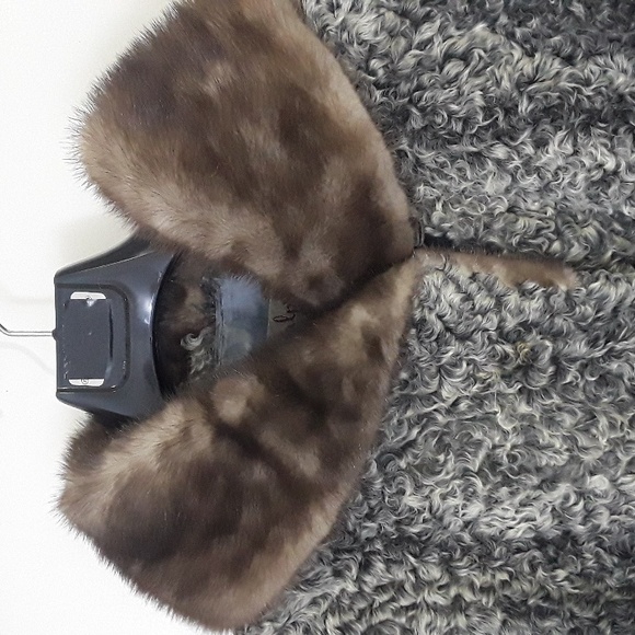 Lush Vintage Real Lamb Fur Coat, Authentic, Excellent Condition, S-M - Picture 12 of 15